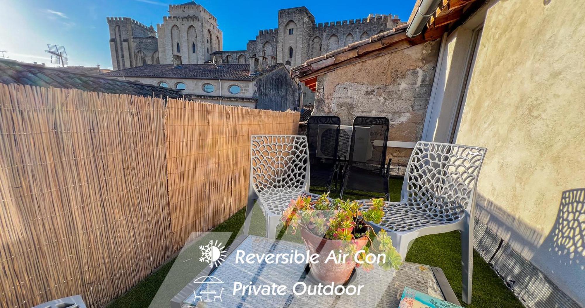 Ac - Private Exterior - Au Pied Du Palais Des Papes! Apartment Avignon Exterior photo